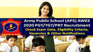 APS Vacancy 2020 आर्मी पब्लिक स्कूल (Army Public School) ने PGT, TGT, PRT, Librarian पदों के लिए भर्ती प्रकाशित की है इच्छुक उम्मीदवार से अनुरोध है की इस सरकारी रोजगार में आवेदन करने से पहले सारी जानकारियां ले उसके बाद ही अपनी योग्यता के अनुसार आवेदन करे | आर्मी पब्लिक स्कूल वेकेंसी 2020 रिक्रूटमेंट डिटेल कम्पलीट आर्मी पब्लिक स्कूल जॉब 2020 वेकेंसी.