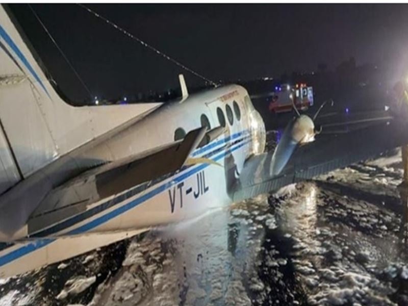 मध्‍य प्रदेश समाचार : पायलट को माना राजकीय विमान क्रैश होने का दोषी, 85 करोड़ की वसूली का नोटिस