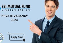 SBI MUTUAL FUND PRIVATE VACANCY